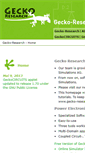 Mobile Screenshot of gecko-research.com